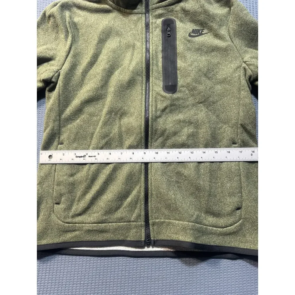NIKE SWOOSH Boys Green Hoodie‎ Sz XL Brand New